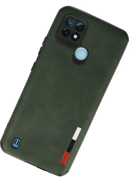 MYT09 Realme C21 Kılıf Loop Deri Silikon - Yeşil fiyatları