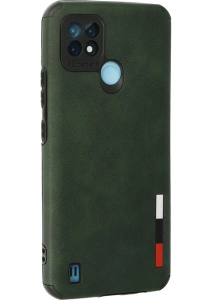 MYT09 Realme C21 Kılıf Loop Deri Silikon - Yeşil modelleri