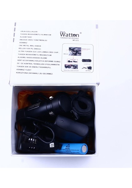 Black WT-272-PROFESYONEL Bisiklet Lambası fırsatları