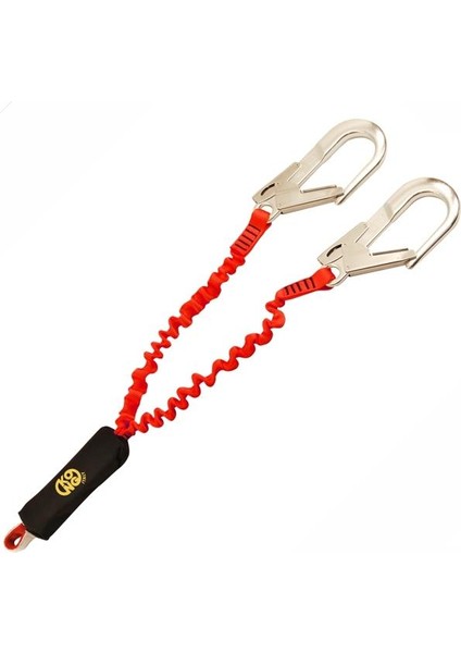 Kong Eaw Y Set Queedy Karabinalı Şok Emici Energy Absorber Y Lanyard 150CM Red 202SETE02KK (Nfc)