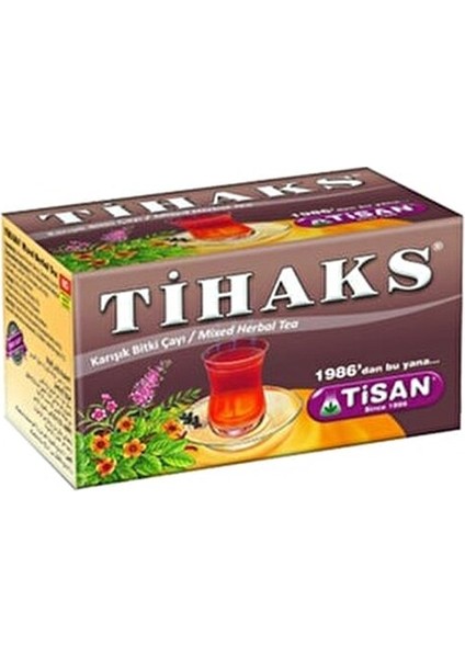 Tihaks Tilaks 20 Süzen Adet Bitki Çayı Ferahlatıcı Lezzet ve Aromatik Özellikler fiyatları