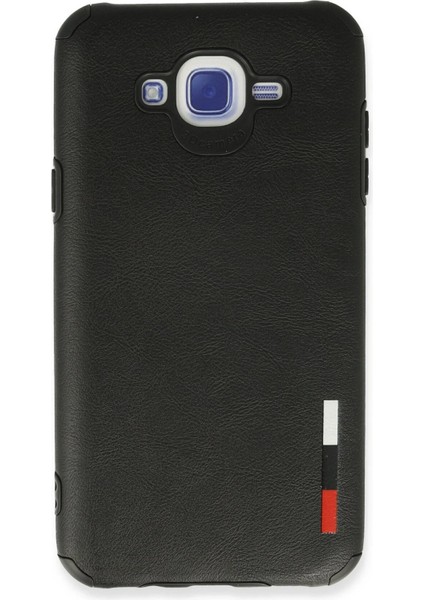 MYT09 Samsung Galaxy J7 Kılıf Loop Deri Silikon - Siyah