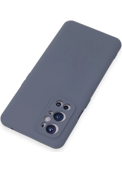 MYT09 One Plus 9 Pro Kılıf Nano Içi Kadife Silikon - Gri modelleri