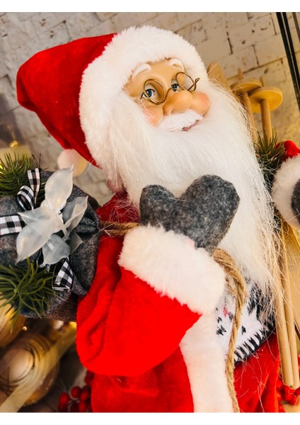 Yılbaşı Süsü Kırmızı Noel Baba Figür 45 Cm, Dekoratif ve Hediye Alternatifi modelleri