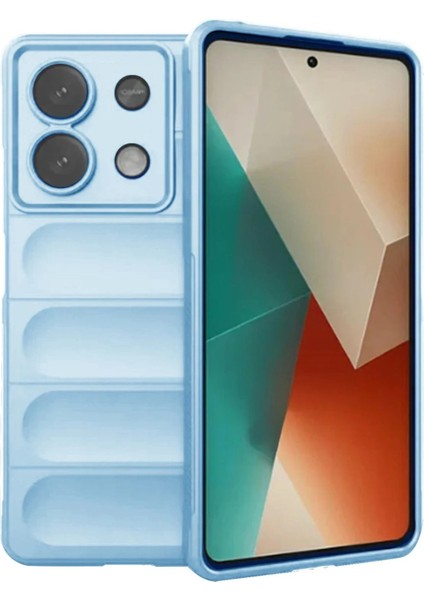 MYT09 Xiaomi Poco X6 Kılıf Optimum Silikon - Sky Blue