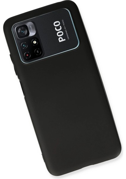 MYT09 Xiaomi Poco M4 Pro 4g Kılıf First Silikon - Siyah modelleri
