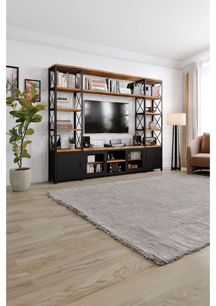 Mimoza V2 Tv Ünitesi - Size Özel Üretim - Gerçek Ağaç - Köknar