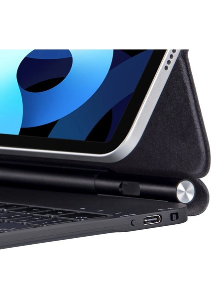 MYT09 iPad Pro 12.9 (2022) Kılıf X9 Magic Manyetik Klavyeli Tablet Kılıfı - Siyah