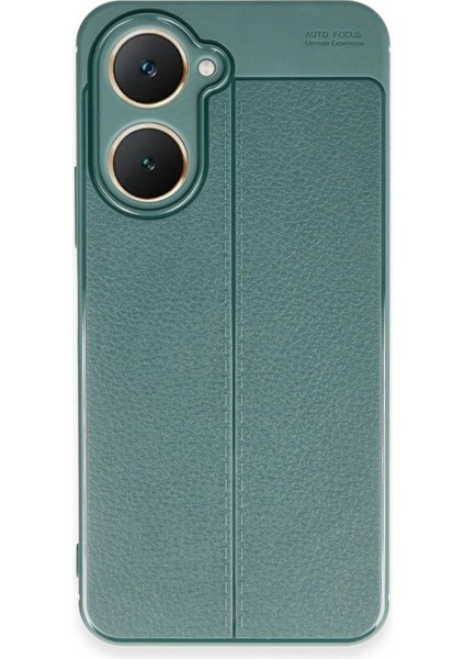 MYT09 Vivo Y18 Kılıf Auto Focus Kapak - Koyu Yeşil fiyatları