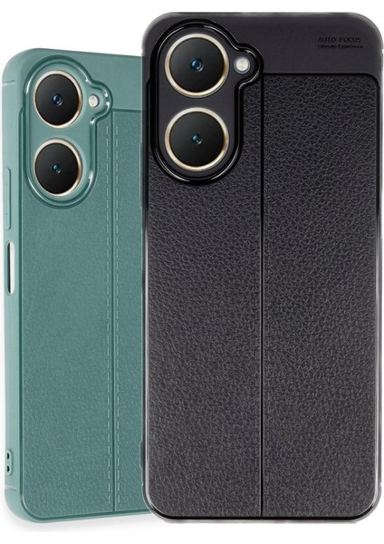 MYT09 Vivo Y18 Kılıf Auto Focus Kapak - Koyu Yeşil fırsatları