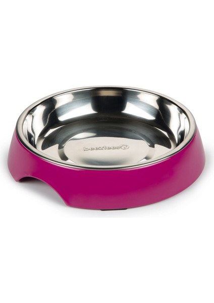 Mtxdpn Beeztees Kedi Mama Su Kabı, Paslanmaz Çelik, Pembe, 18,5cm, 420ML
