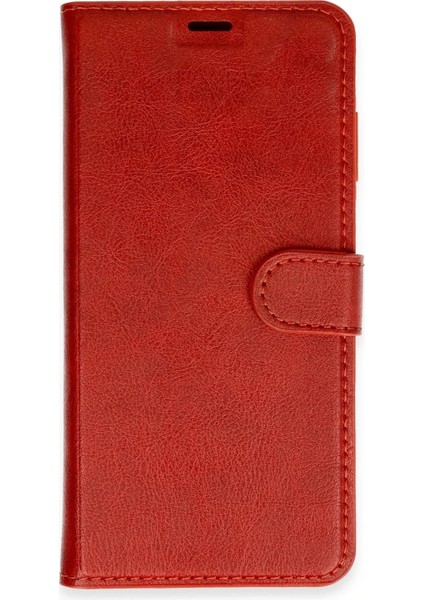 MYT09 Samsung Galaxy A15 4g Kılıf Trend S Plus Kapaklı Kılıf - Kırmızı fiyatları