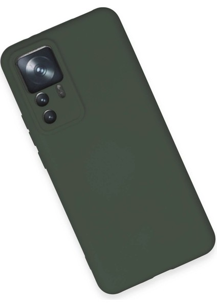 MYT09 Xiaomi Mi 12T Pro Kılıf Nano Içi Kadife Silikon - Koyu Yeşil modelleri