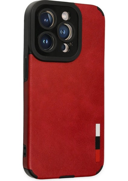 MYT09 iPhone 14 Pro Max Kılıf Loop Deri Silikon - Kırmızı fiyatları