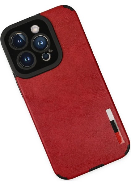 MYT09 iPhone 14 Pro Max Kılıf Loop Deri Silikon - Kırmızı modelleri