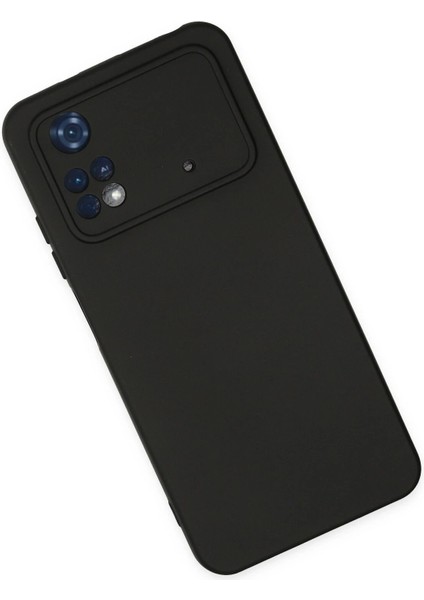 MYT09 Xiaomi Poco M4 Pro 4g Kılıf Nano Içi Kadife Silikon - Siyah fiyatları