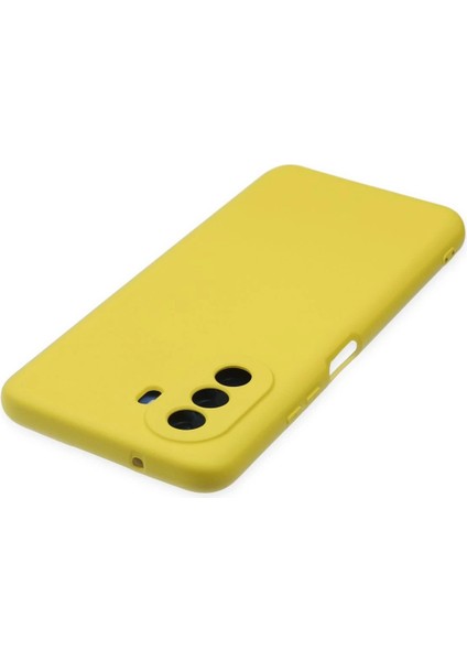 MYT09 Huawei Nova Y70 Kılıf Nano Içi Kadife Silikon - Sarı indirimleri