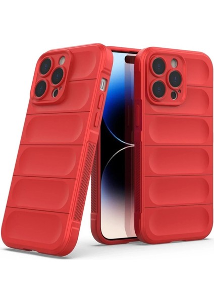 MYT09 iPhone 16 Pro Max Kılıf Optimum Silikon - Kırmızı fırsatları