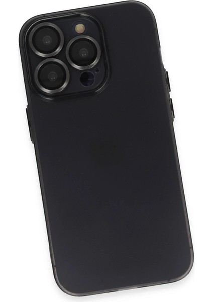 MYT09 iPhone 13 Pro Kılıf Luko Lens Silikon - Siyah fırsatları