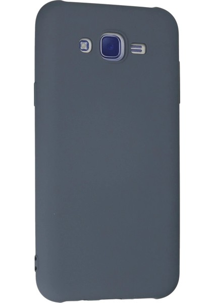 MYT09 Samsung Galaxy J7 Kılıf Nano Içi Kadife Silikon - Gri modelleri