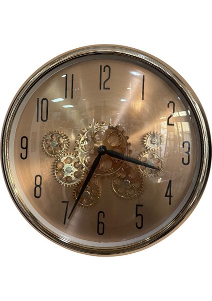 35X35X8CM Plastik Çerçeve Ithal Çark Mekanizmalı Duvar Saati