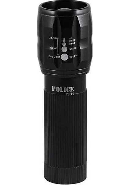 Police Pc-14 Power LED Pilli El Feneri fırsatları