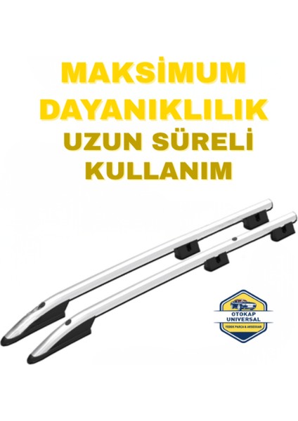 Fiat Doblo 2010-2023 Aluminyum Gri Tavan Çıtası Portbagaj Sport Model fırsatları