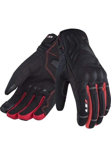 Jet 2 Waterproof Eldiven Siyah-Kırmızı