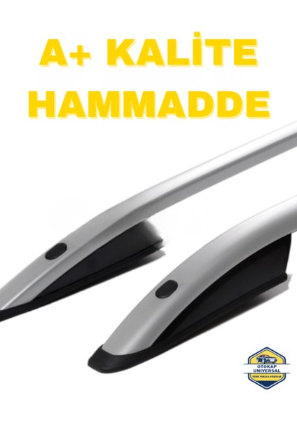 Fiat Doblo Uzun Şase 2023-2025 Aluminyum Gri Tavan Çıtası Portbagaj Sport modelleri