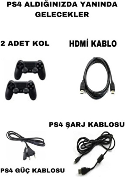 Sony Ps4 500 GB Slim 2 Adet Kol (Teşhir)