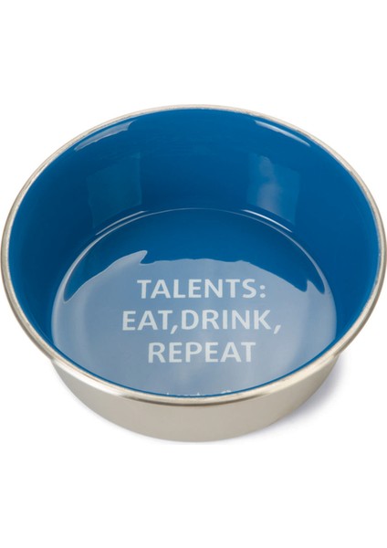 Mtxdpn Beeztees Köpek Mama Su Kabı, Paslanmaz Çelik, Içi Mavi, 16CM, 940ML fiyatları