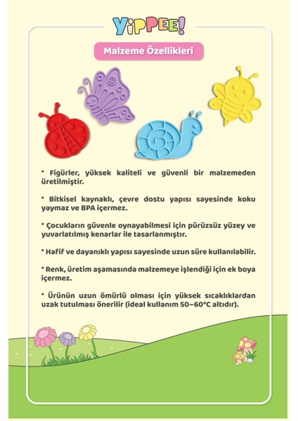 Renkleri Öğreniyorum - Böcekler Serisi | Renk Eşleştirmeli Eğitici Oyun Seti (40 Parça)