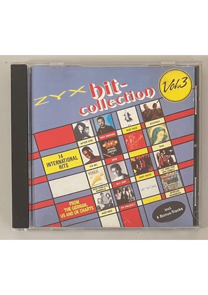 Zyx Hit-Collection Vol. 3 CD (Orijinal 1990 Dönem Baskı Cd)