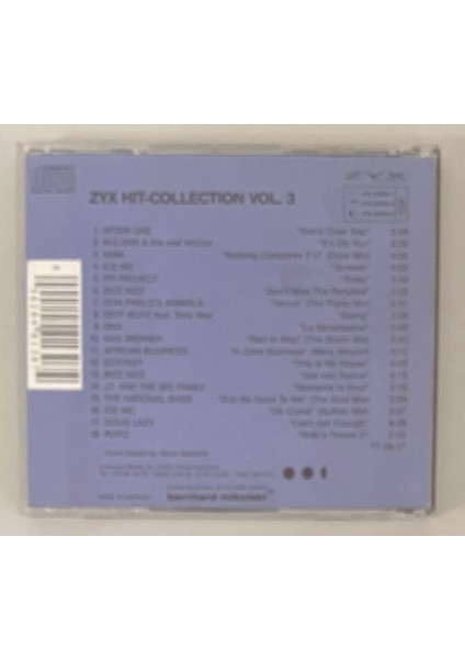 Zyx Hit-Collection Vol. 3 CD (Orijinal 1990 Dönem Baskı Cd) fiyatları