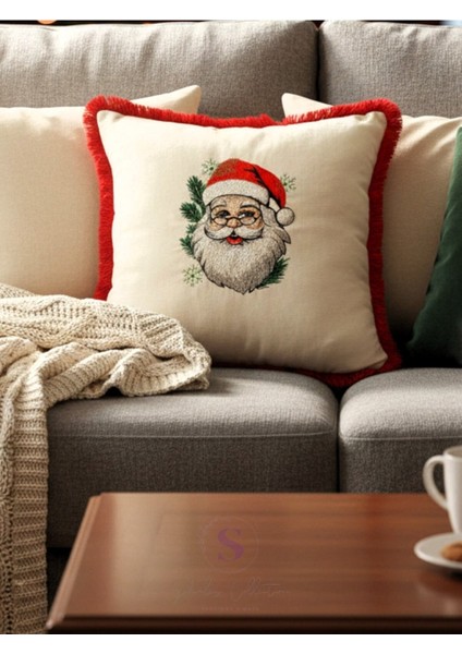 Fırfırlı, Nakışlı, Renkli Keten Yastık Kılıfı, 43X43, Dolgusuz, Şık ve Rahat fırsatları