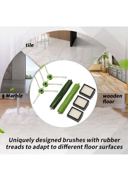 Irobot Roomba I3 I6/plus E7 Ie ve J Serisi Ana Yan Fırça Filtreleri Için (Yurt Dışından) indirimleri