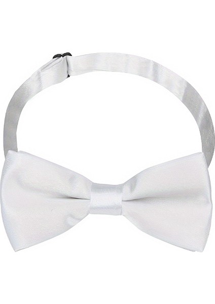 Beyaz Ayarlanabilir Saten Bebek ve Çocuk Papyonu fiyatları