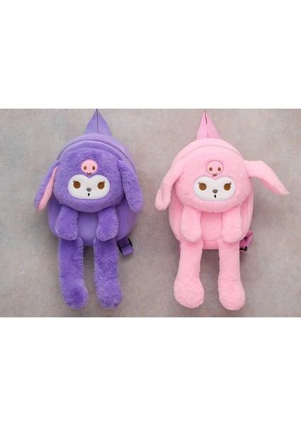 Peluş Işıklı Kuromi Sırt Çantası ALK3011