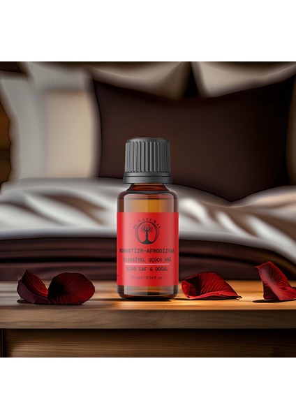 Romantizm & Afrodizyak Esansiyel Yağ Karışımı %100 Saf & Doğal 10 ml