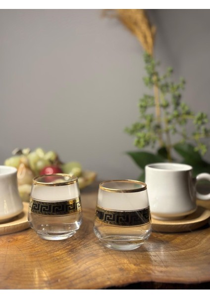 Altın Desenli Kahveyanı Seti 3 Lü fiyatları