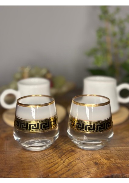 Altın Desenli Kahveyanı Seti 3 Lü modelleri