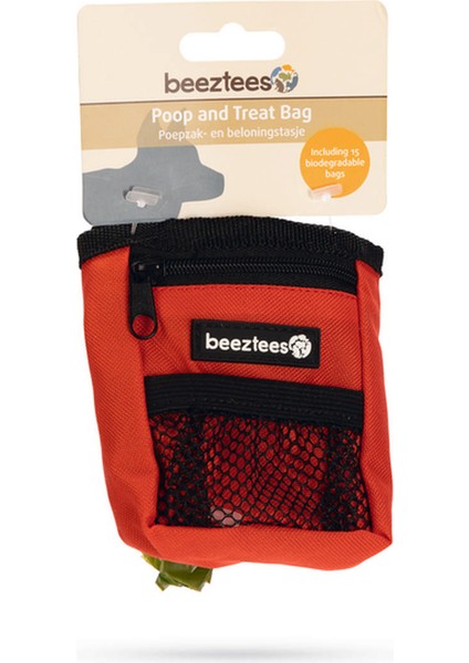 Mtxdpn Beeztees Köpek Ödül ve Dışkı Toplama Poşeti Taşıma Bel Çantası, Kırmızı, 8X14X10CM modelleri