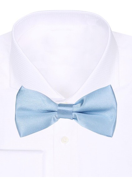 Mavi Ayarlanabilir Saten Bebek ve Çocuk Papyonu