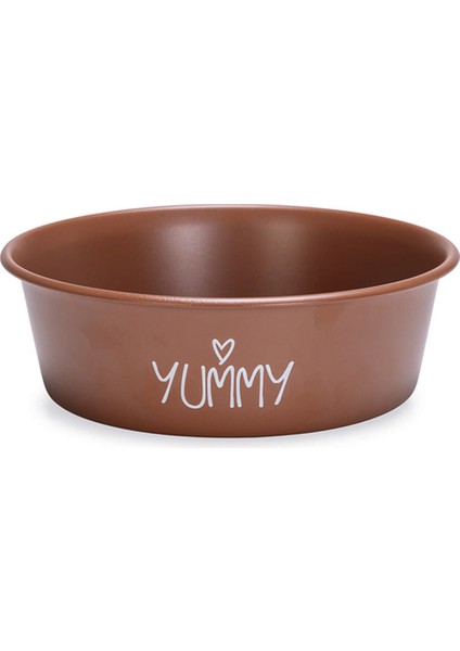 Mtxdpn Beeztees Yavru Köpek Mama Su Kabı, Paslanmaz Çelik, Kaymaz Taban, Kiremit, 16CM, 940ML
