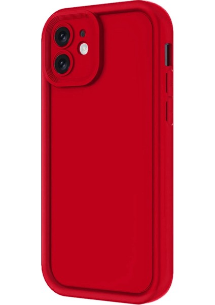 MYT09 iPhone 11 Kılıf Viera Silikon - Kırmızı
