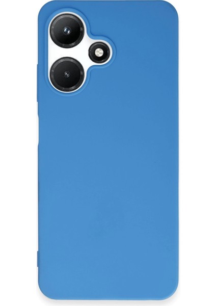 MYT09 Infinix Hot 30I Kılıf First Silikon - Mavi