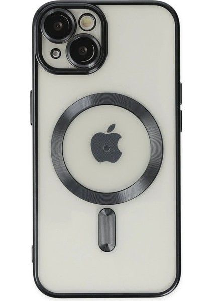 MYT09 iPhone 14 Kılıf Kross Magneticsafe Kapak - Siyah