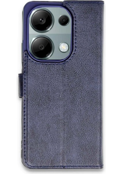 MYT09 Xiaomi Redmi Note 13 Pro 4g Kılıf Trend S Plus Kapaklı Kılıf - Lacivert