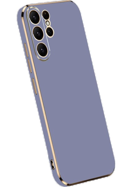 MYT09 Samsung Galaxy S24 Ultra Kılıf Volet Silikon - Mavi