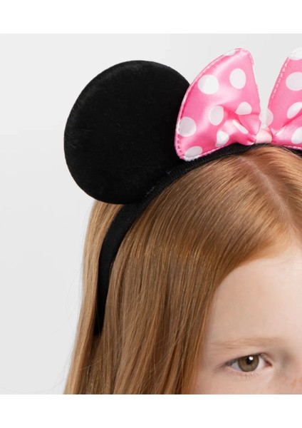 Pembe Fiyonklu Minnie Mouse Tacı Mini Kulak fiyatları